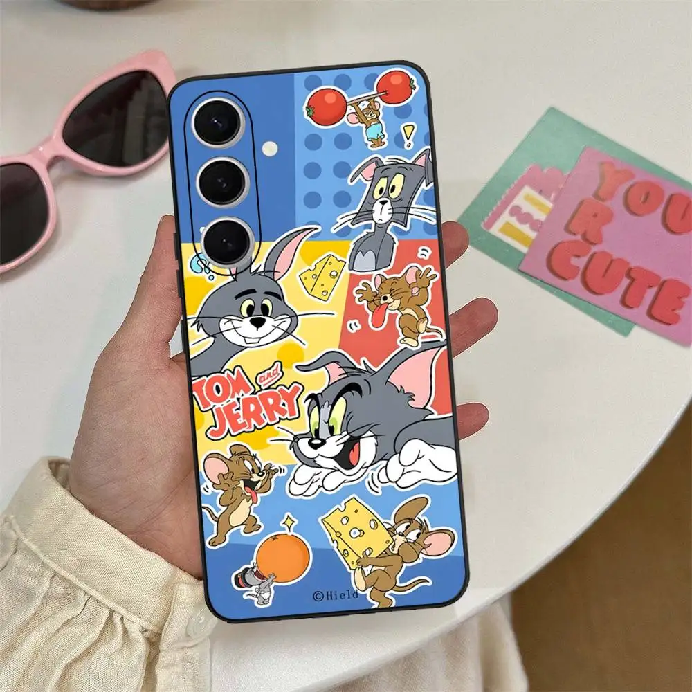 Фото Чехол с рисунком для телефона T-TomS J-JerryS для Samsung S 9, 10, 20, 21, 22, 23, 30, 23, 24 plus lite Ultra FE S10 Lite Funda №5