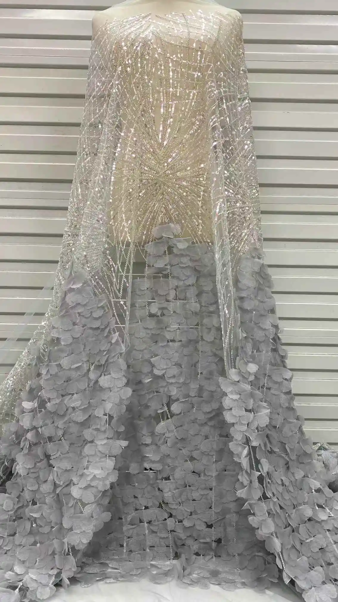 Африканские кружевные ткани с блестками для жениха высокое качество 2024