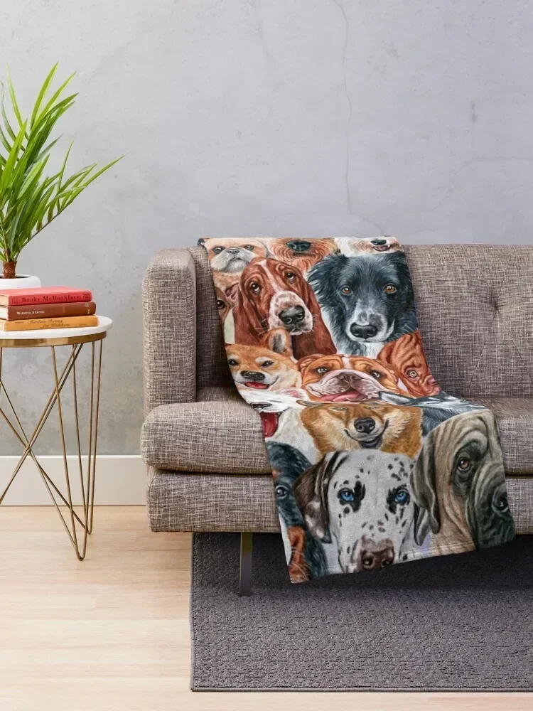 Красивый коллаж собак так много раскрашенных красивых лиц ЛУЧШИЕ собаки!