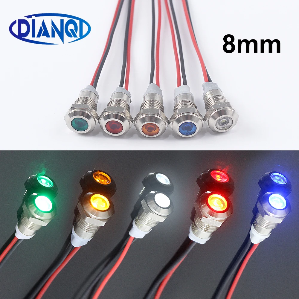 

Светодиодный индикатор DIANQI красный/синий