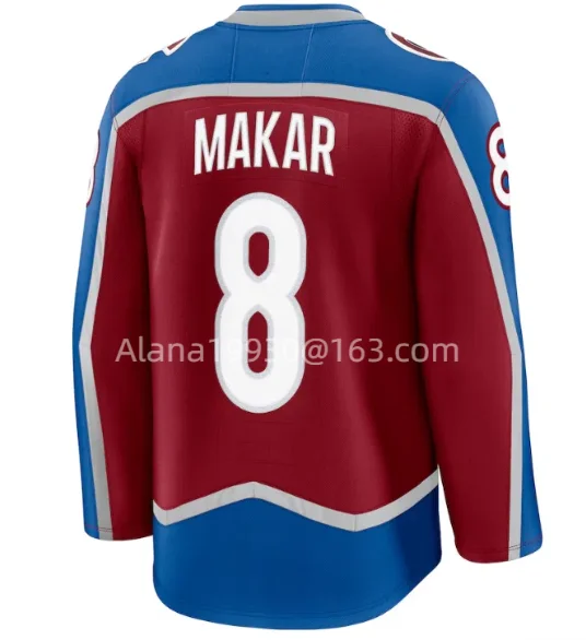Изготовленные на заказ трикотажные изделия нового стиля Nathan MacKinnon Cale Makar Mikko Rantanen