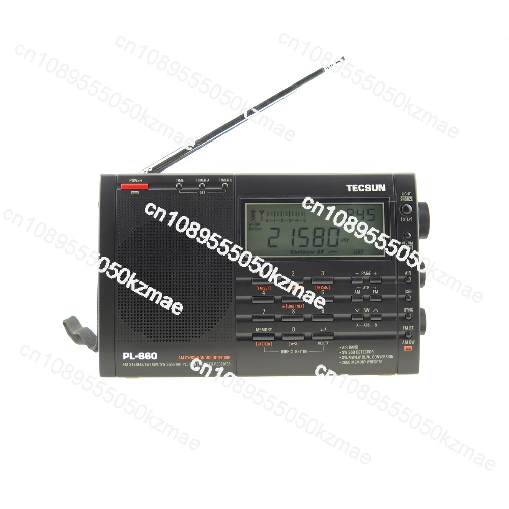 TECSUN PL-660 Портативное радио высокого качества с FM-стерео MW/LW/коротковолновым SSB