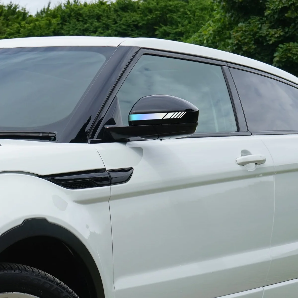 

Наклейки на автомобильное зеркало, боковые светоотражающие полосы, полосатые наклейки, Переводные картинки, «сделай сам», задний вид