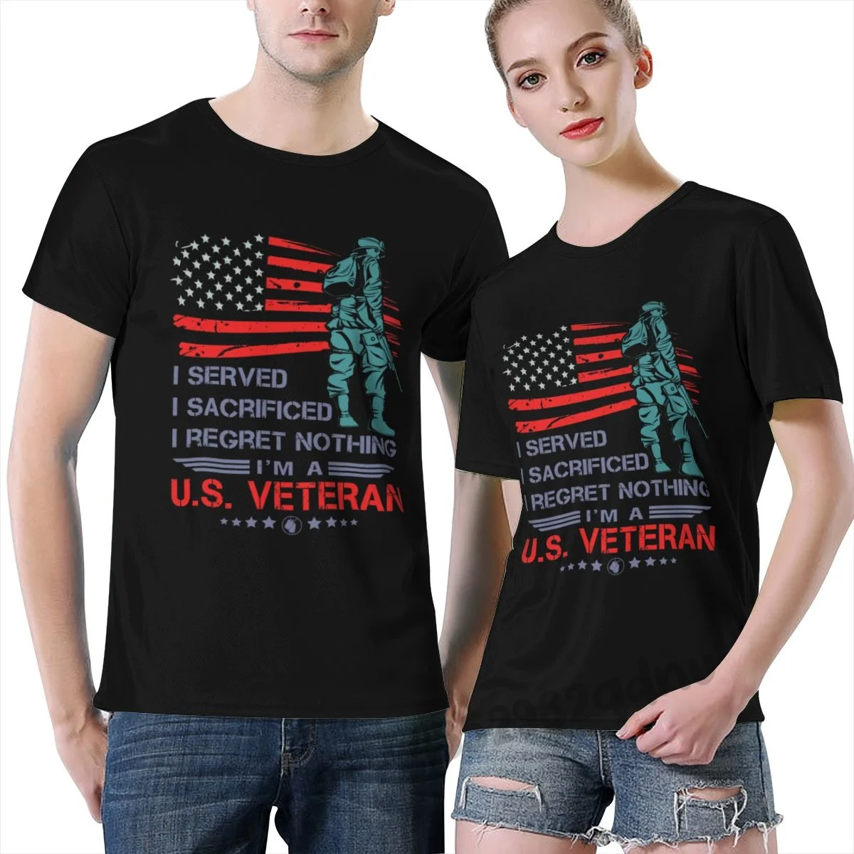 

America Veteran Day Memorial Day Men T-Shirt Black S