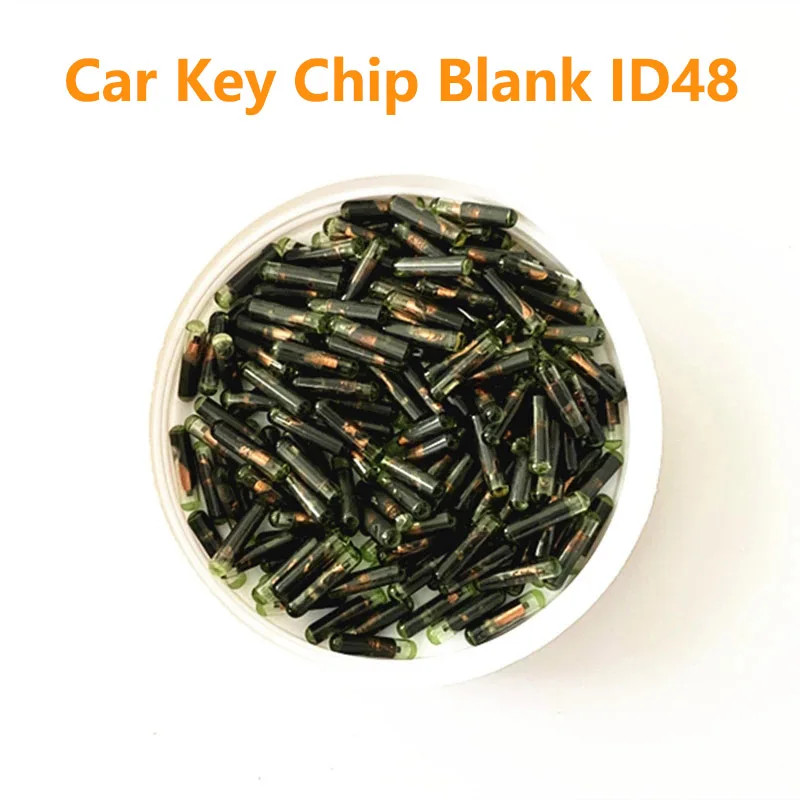 

50pcs/lot Auto Transponder Chip Glass aftermarket ID48 transponder chip Car Key Chip Blank ID48 Chip ID 48 Unlock Chip