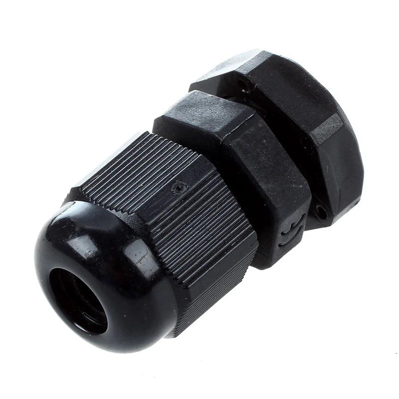 

400 Pieces Black Plastic Waterproof Cable Gland Connector PG7