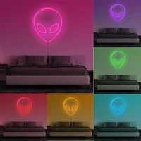 alien neon sign large neon light art decor lights wall decor for baby room bar wedding party decoration