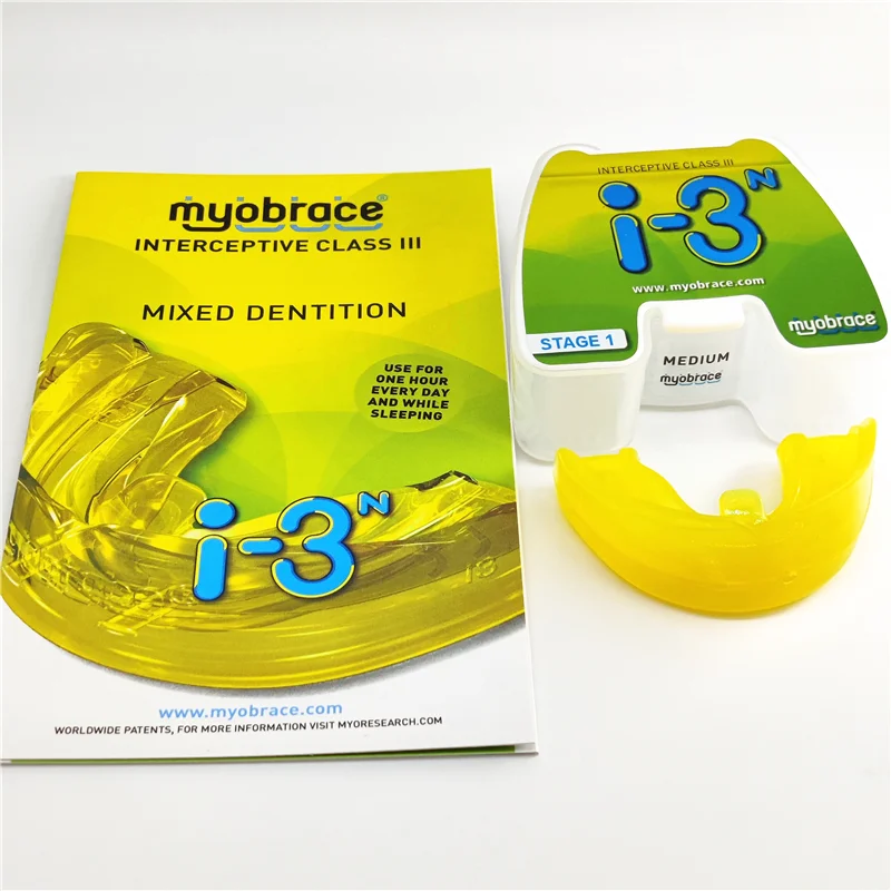 Фото Детский ортодонтический тренажер Myobrace для смешанных зубов i3n MRC ортодонтический/MRC ортодонтический тренажер для зубов I3N для возраста 5-8 №2