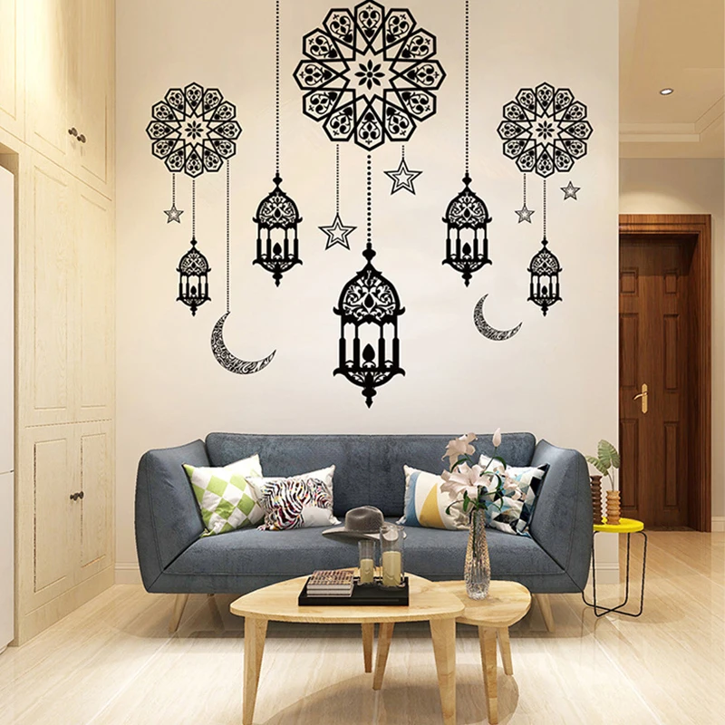 

Eid Mubarak Decor Window Sticker Kareem Ramadan Decoration For Home Islamic Muslim Party Decor Mubarak Ramadan Wall Sticker Gift