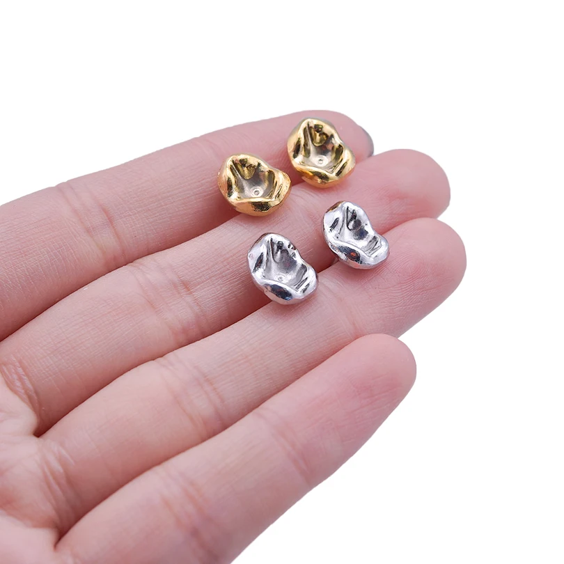 Женские и мужские серьги-гвоздики из нержавеющей стали 1 пара