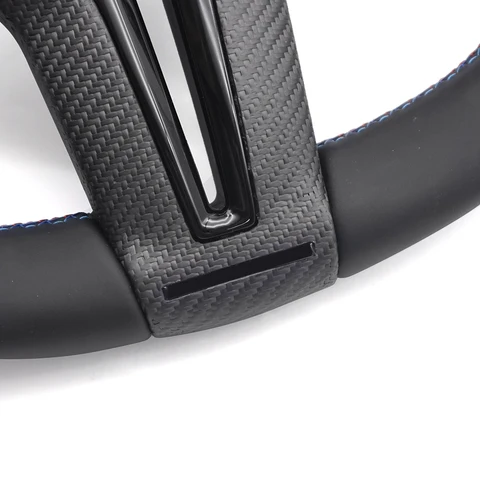 Руль для BMW F30 F32 F10 F20 F07 F01 F90 E90 M3 M5 M, спортивный многофункциональный руль из алькантары из углеродного волокна