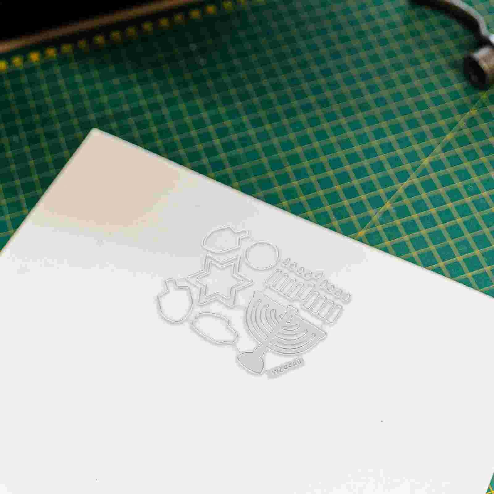 Ханука штамп для тиснения шаблоны трафареты держатель скрапбукинга