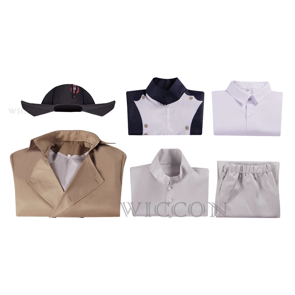 Фильм Наполеон Косплей Костюм Французский Император Военная Униформа Полный