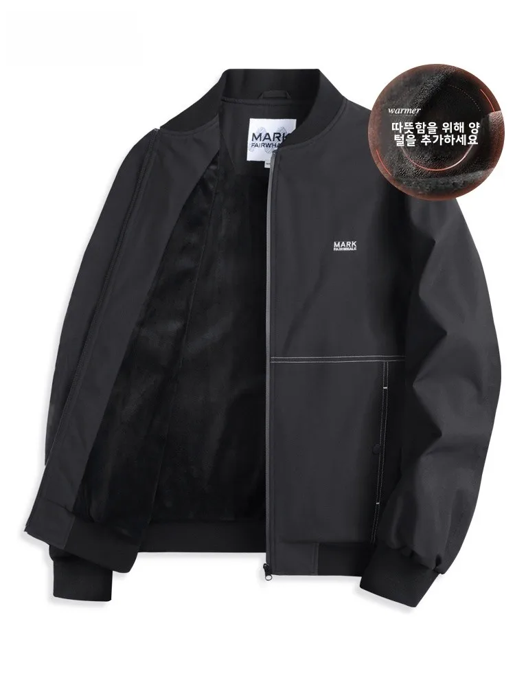 [Мужская куртка с бейсбольным воротником Mark Huafei открытой линией осень-зима 2023