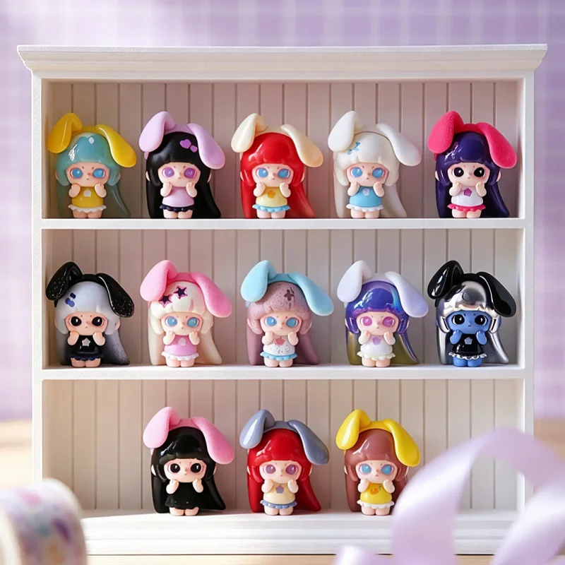 Фото Оригинальная серия Lancylulu Cute Girl Alliance: коллекционная мини-фигурка в закрытой упаковке, модный настольный декор, украшение для дома, подарок-сюрприз №4