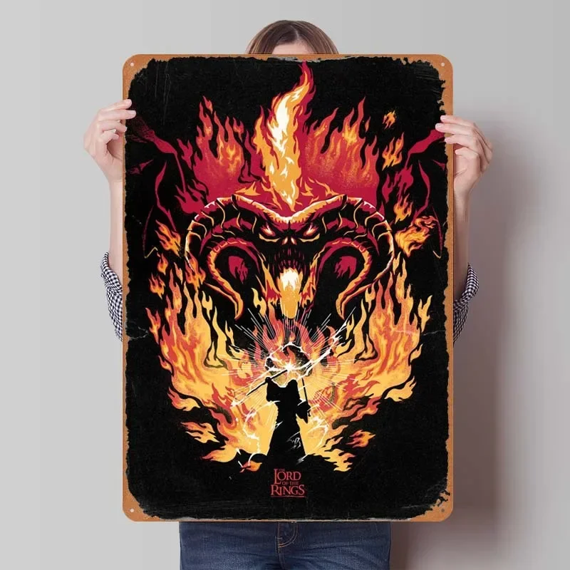 

Металлическая вывеска M-Middle-Earth