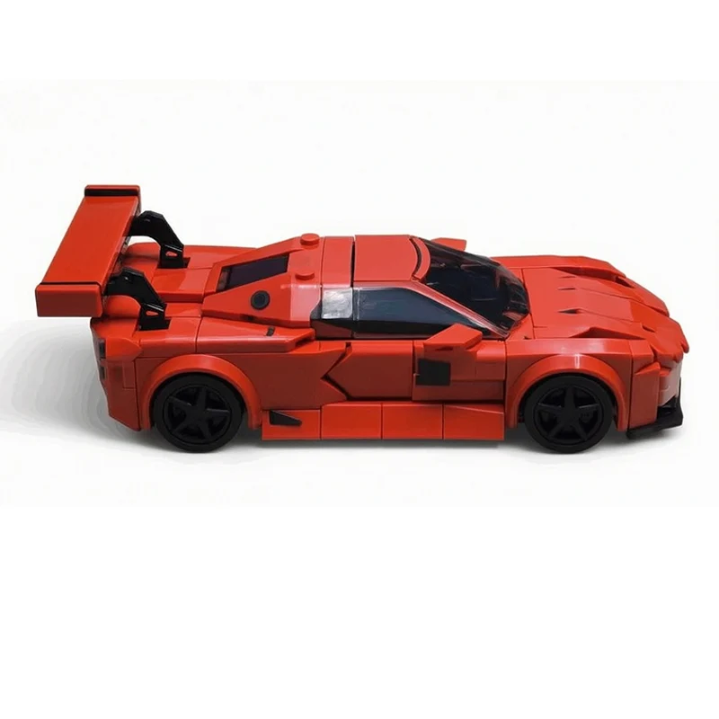 Модель гоночного автомобиля QWER Speed Racing Car MOC, строительные блоки Z06.R GT3 WEC IMSA Le Mans, модульная технология, детский подарок на праздники, игрушка для сборки. (art.: 3920dd293d37e) - 3920dd293d37e