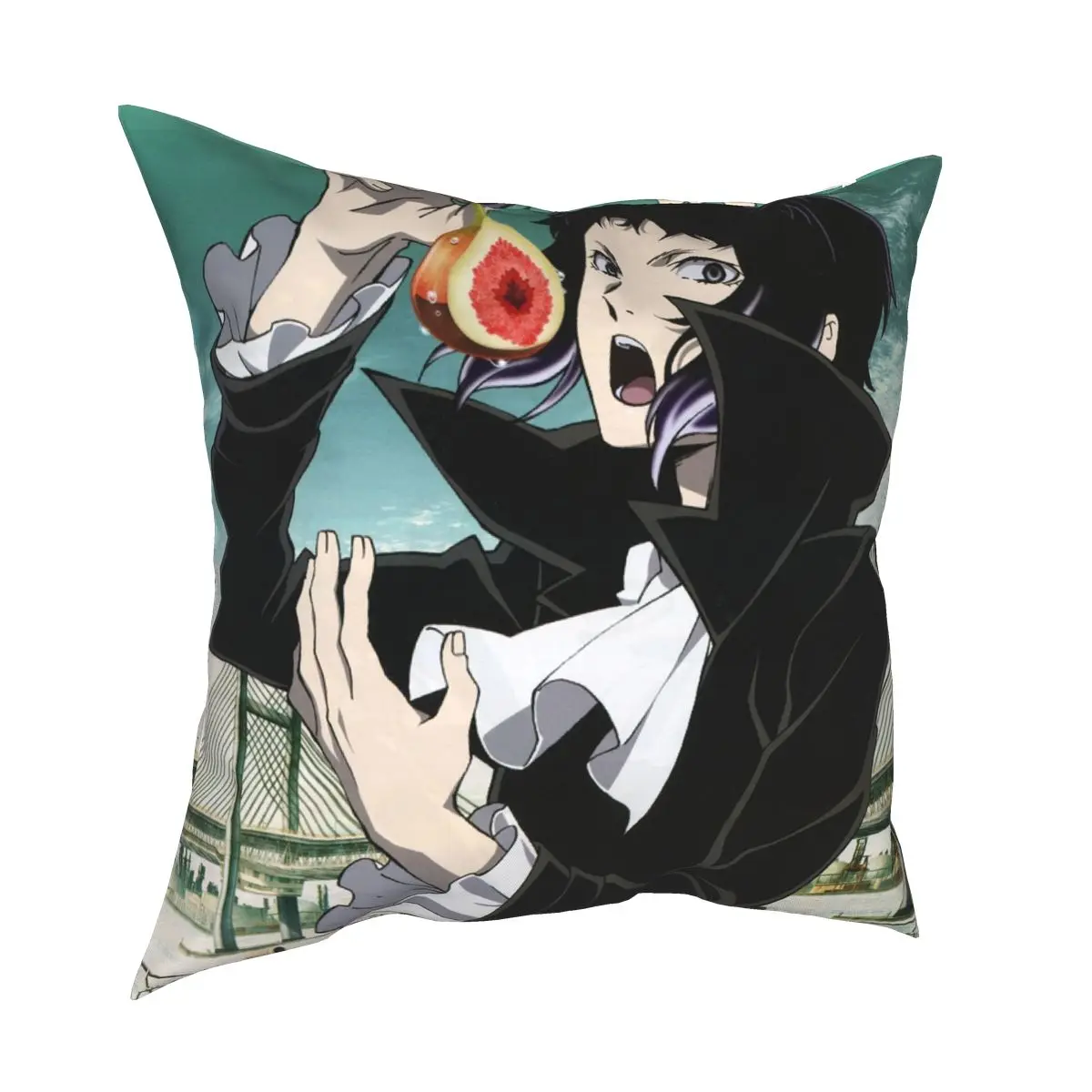 

Наволочка с изображением бродячих собак Dazai, квадратная подушка 45x45 см