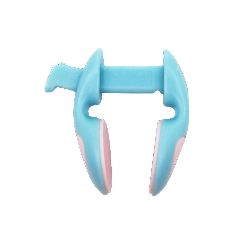 

1 Box Nose Clip Adults Unisex Swimming Nose Device Nose Protection Silicone Pool Accessories for Diving Swimming (Blue)