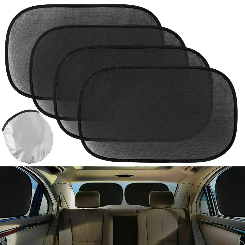 

Car Sun Shade Blind Mesh Cover Visor Shield Rear Side Window Curtain Auto Screen