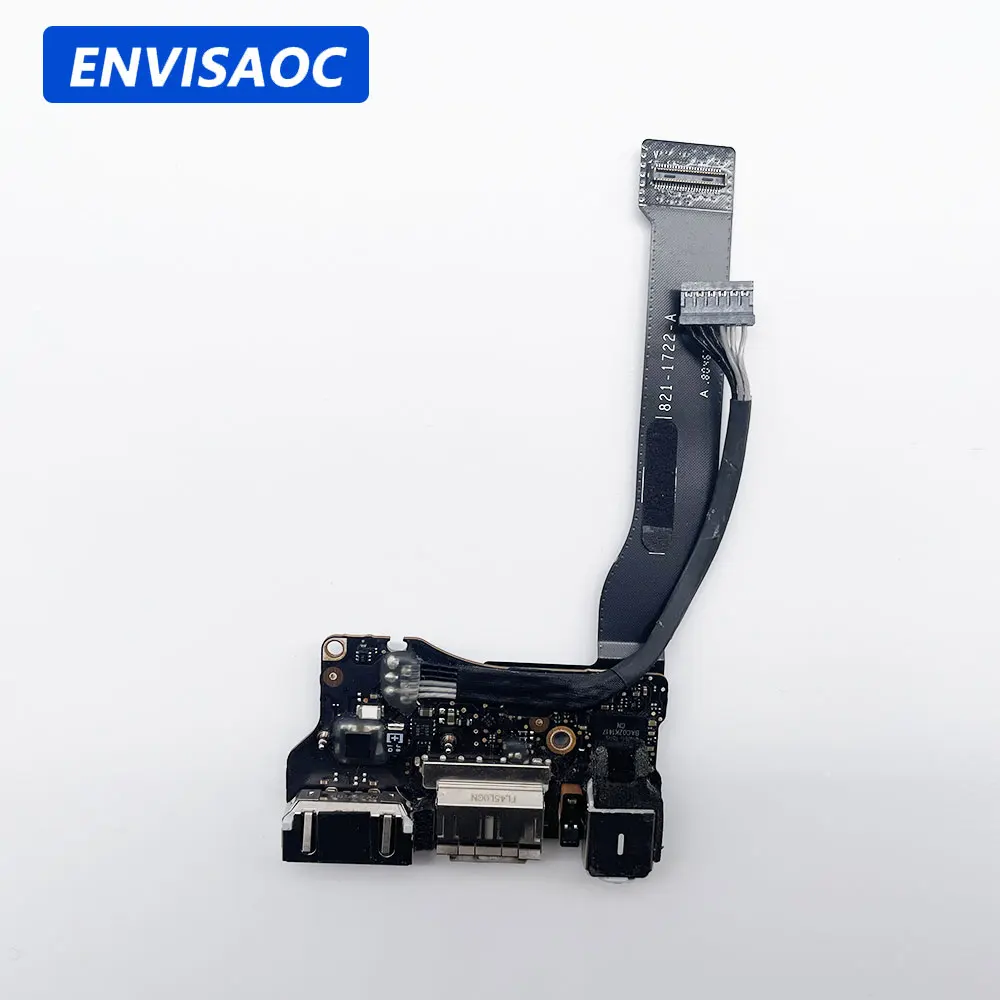 

For Apple MacBook Air A1466 MD231 2012 2013 2014 2015 2016 2017 laptop USB audio DC Power Jack DC-IN Charging Flex Cable board