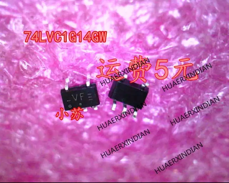 Новый оригинальный 74LVC1G14GW 74LVCIGI4GW Printing VF = SOT-353 в наличии реальное изображение