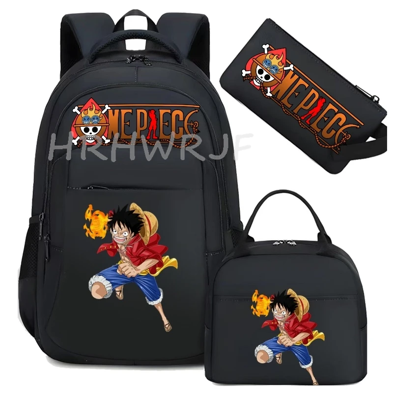 Фото Рюкзак One Piece Monkey D Luffy, универсальный, для путешествий, для ноутбука, вместительный, для поездок на работу, школьный, легкий, повседневный, Mochilas №3