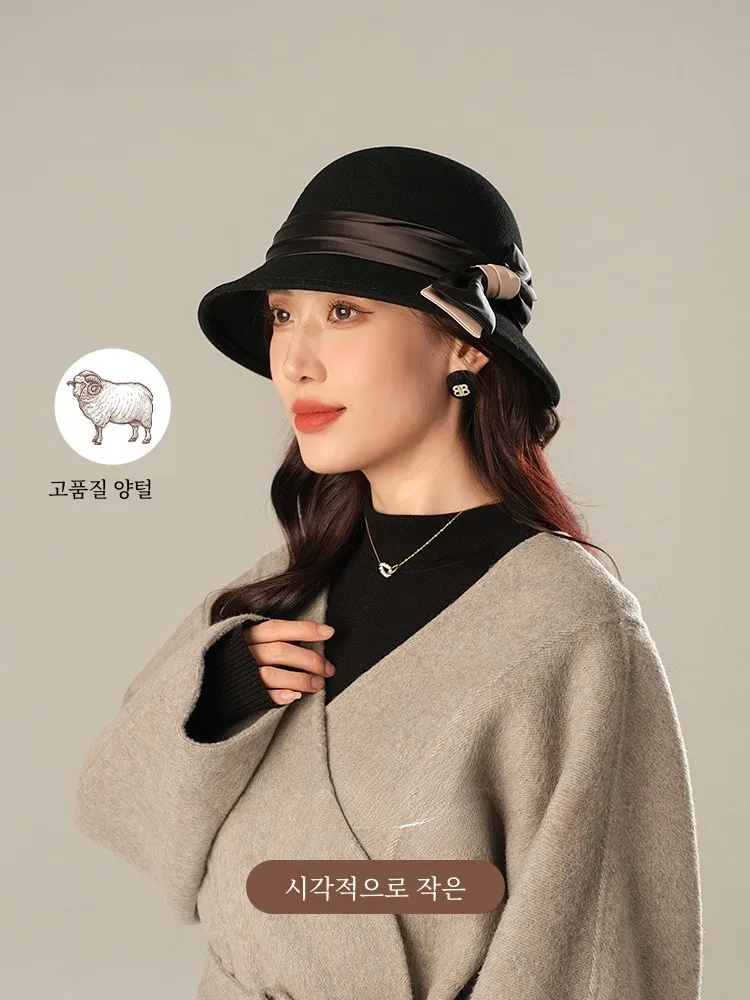 Женская осенне-зимняя универсальная шерстяная рыбацкая шапка высокого качества