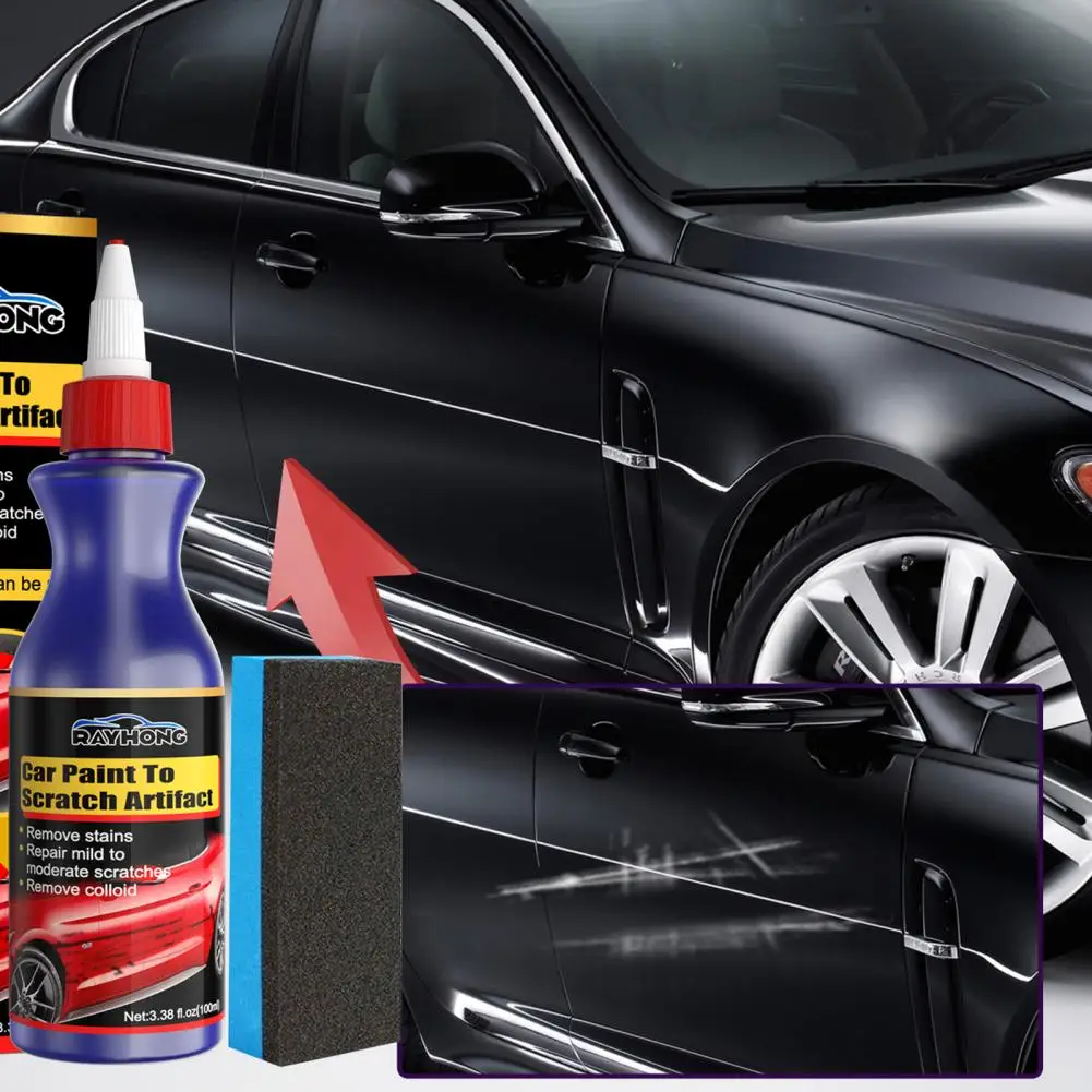 

Car Scratch Remover 100ml Practical Universal Liquid Solvent Paint Restorer Car Scratch Remover Automotive Care