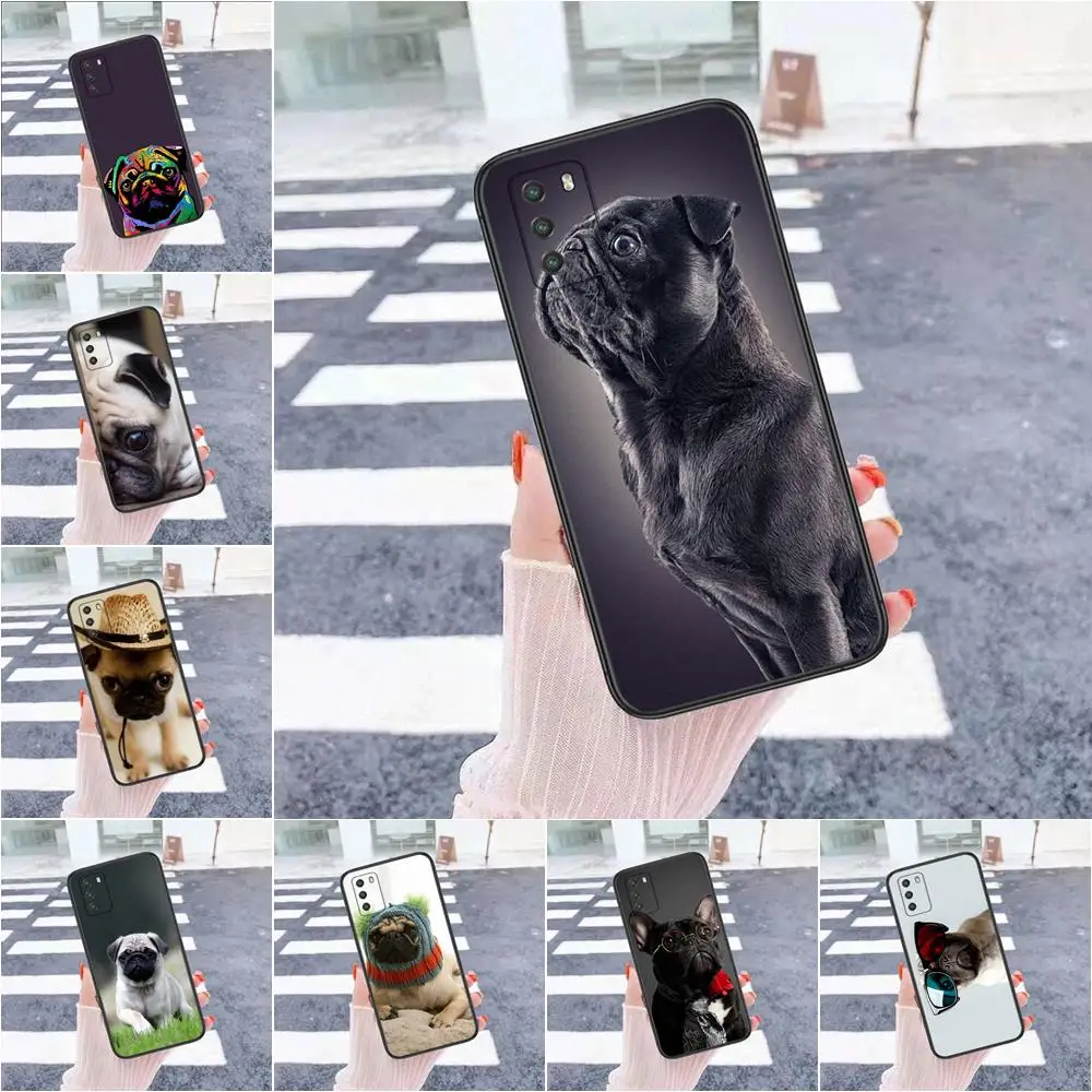 Мопсы собака для Huawei P50 P40 P30 Lite P Smart Z 2019 2020 2021 защитный чехол телефона Лучшая цена |