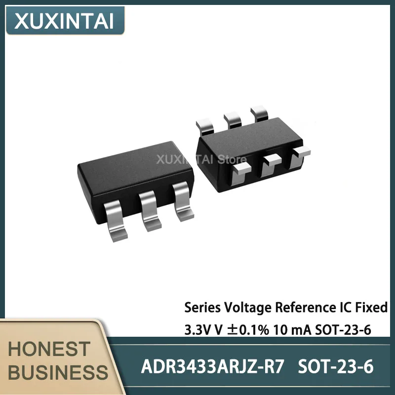 

10Pcs/Lot ADR3433ARJZ-R7 ADR3433ARJZ Series Voltage Reference IC Fixed 3.3V V ±0.1% 10 mA SOT-23-6