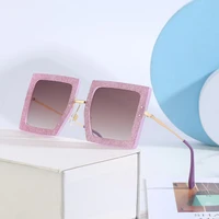 fashion candy color sunglasses for women 2022 fashion brand oversized square gradient sun glasses female vintage eyewear