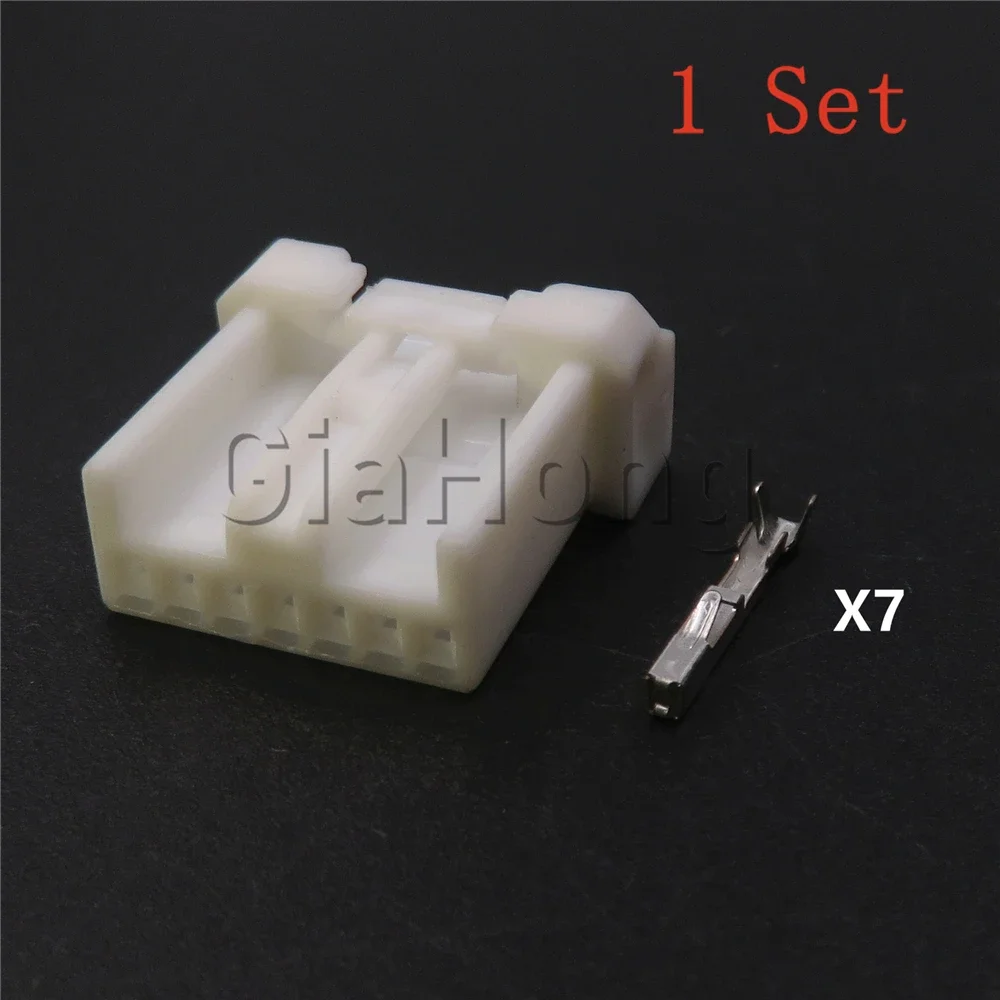 

1 комплект, 7-контактный блок переменного тока, автозапчасти, автомобильная электрическая розетка, автомобильный незапечатанный разъем жгута проводов