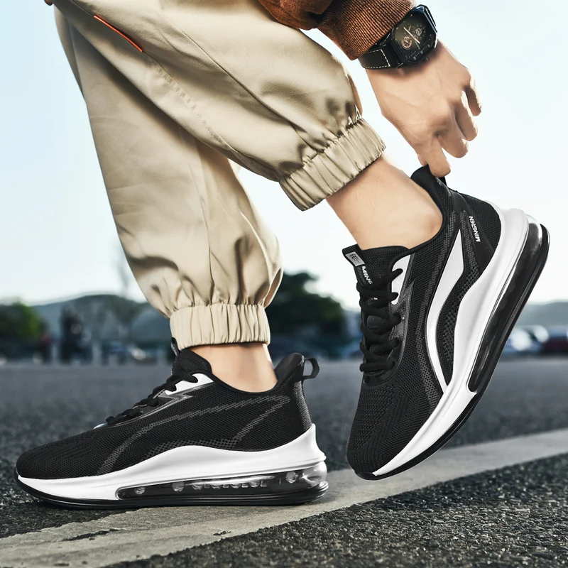 Men's Comfortable Breathable Casual Sneakers Adult Teenagers Outdoor Running Shoes Walking Shoes School Sports Shoes 39-45