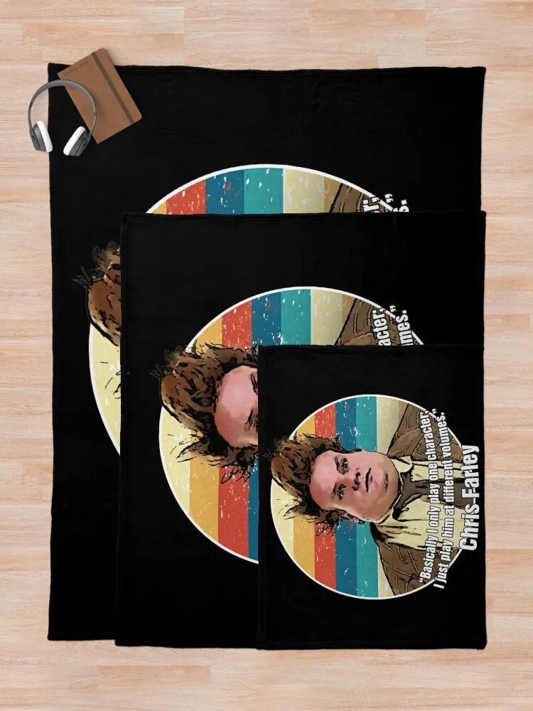 Крис Фарли - я играю только один персонаж (цвет) Плед Кровать Модные одеяла в стиле