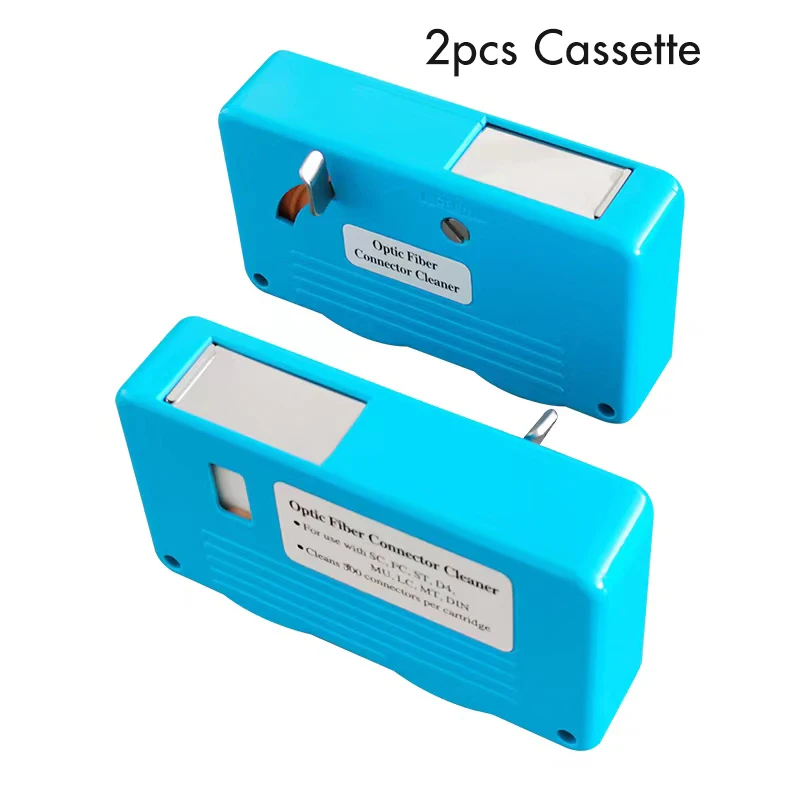 2pcs Optical Fiber Connector Cleaner Cassette  for SC, FC, ST, LC, DIN, MU, D4 / FTTH Tool