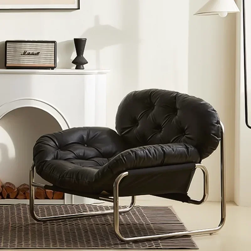 Большой расслабляющий художественный стул кресло в стиле ретро высокого класса