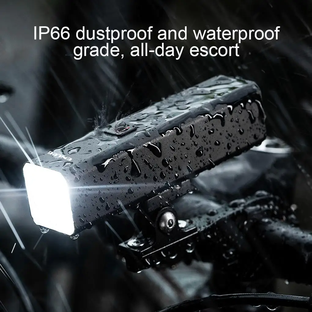 

ENLEE Rainproof USB Rechargeable Cycling LED Front Lamp 1500LM High Brightness Bike Light Headlight 4500MAH Cycling Flashlight