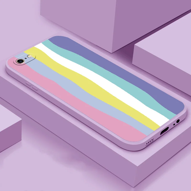 

Phone Case For iPhone 6 6s 6 Plus 6s Plus soft case TPU silicone phone case simple color back cover phone case