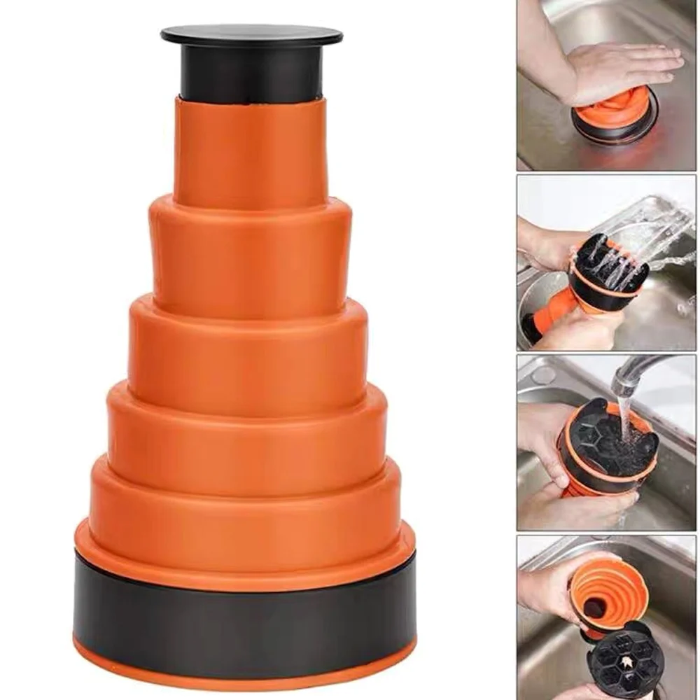 

High Pressure Powerful Manual Air Power Drain Blaster Pump for Bathroom Kitchen Sink Plunger Pipe Clog Cleaner
