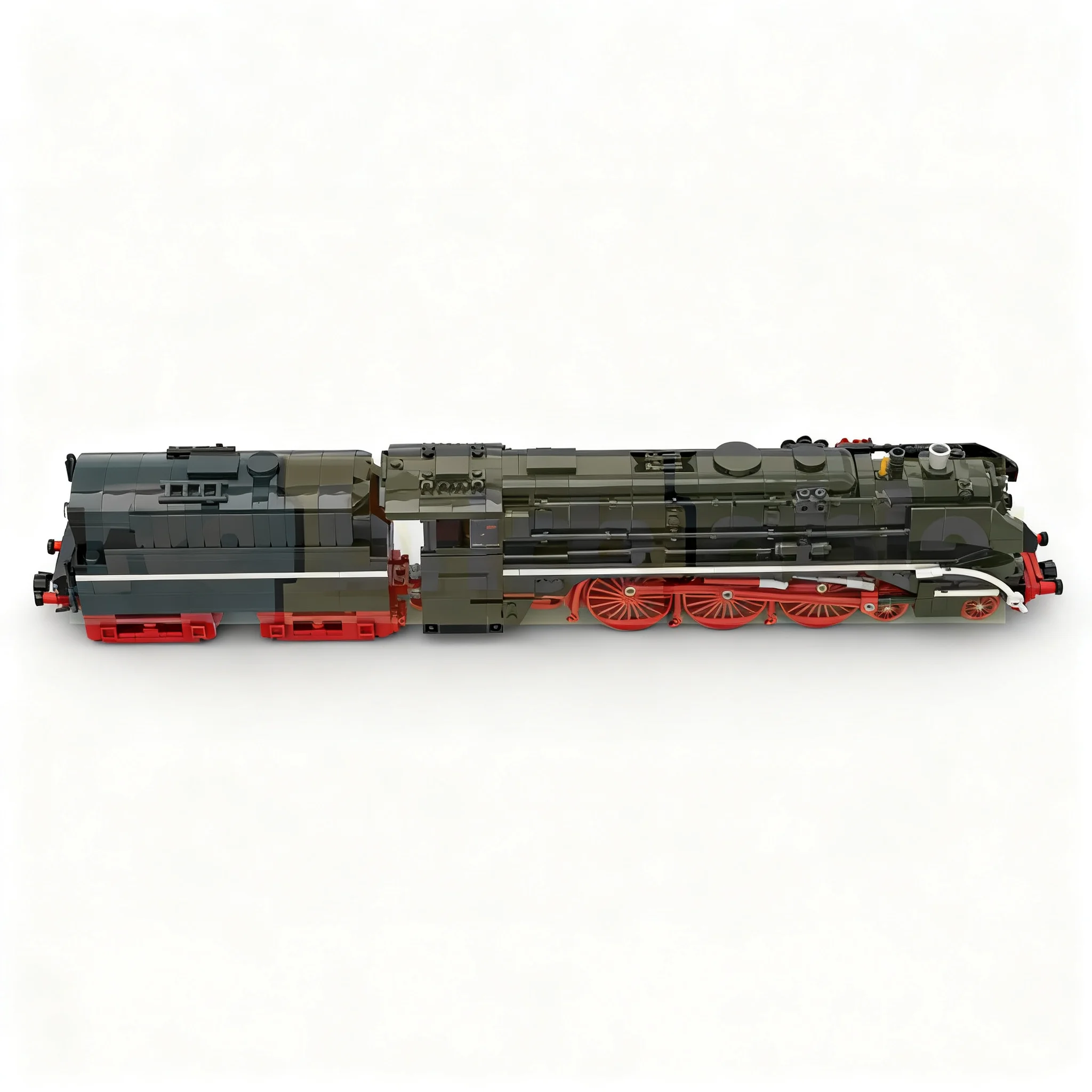 Фото Набор строительных блоков MOC DR BR 18 (1243 детали) для сборки поезда, развивающая игрушка для конструирования, идея для творчества, подарок на день рождения или Рождество №3