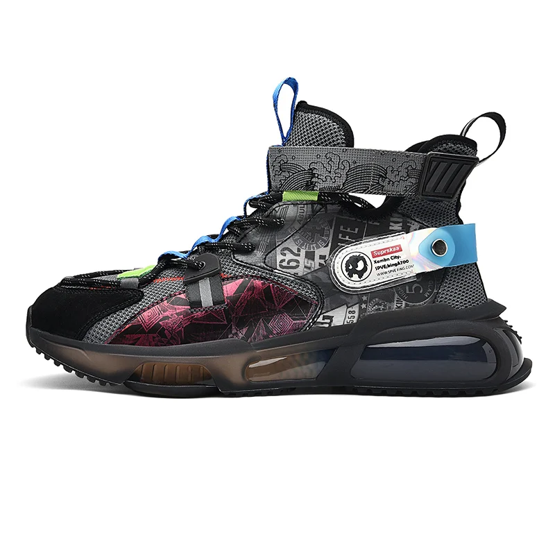 

Men Running Shoes Best Quality Real Leather Summer Breathable Sport Shoes For Male Designer Athletic Walking Men's Sneakers