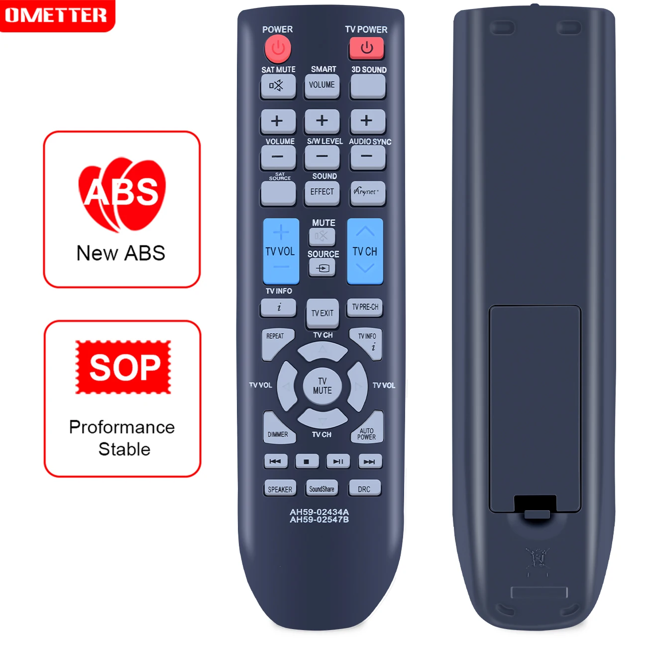 

AH59-02434A AH59-02547B Replace Remote For Samsung Soundbar HW-E550ZA HW-E450ZA