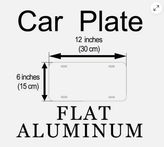 Тунис Алюминий Новинка Номерный номерной знак автомобиля Алюминий (art.: 3920ce3efbc85) - 3920ce3efbc85