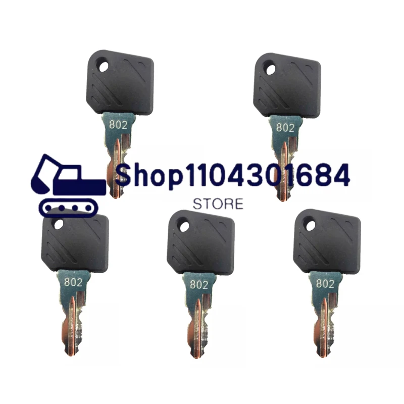 

5/10 шт. 802 ключи зажигания подходят для вилочного погрузчика Linde E16 L12