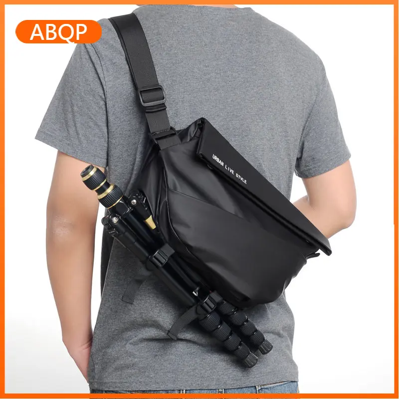 Tide brand men's messenger bag men waterproof multifunctional chest bag women's shoulder bag purse sacoche homme handbags