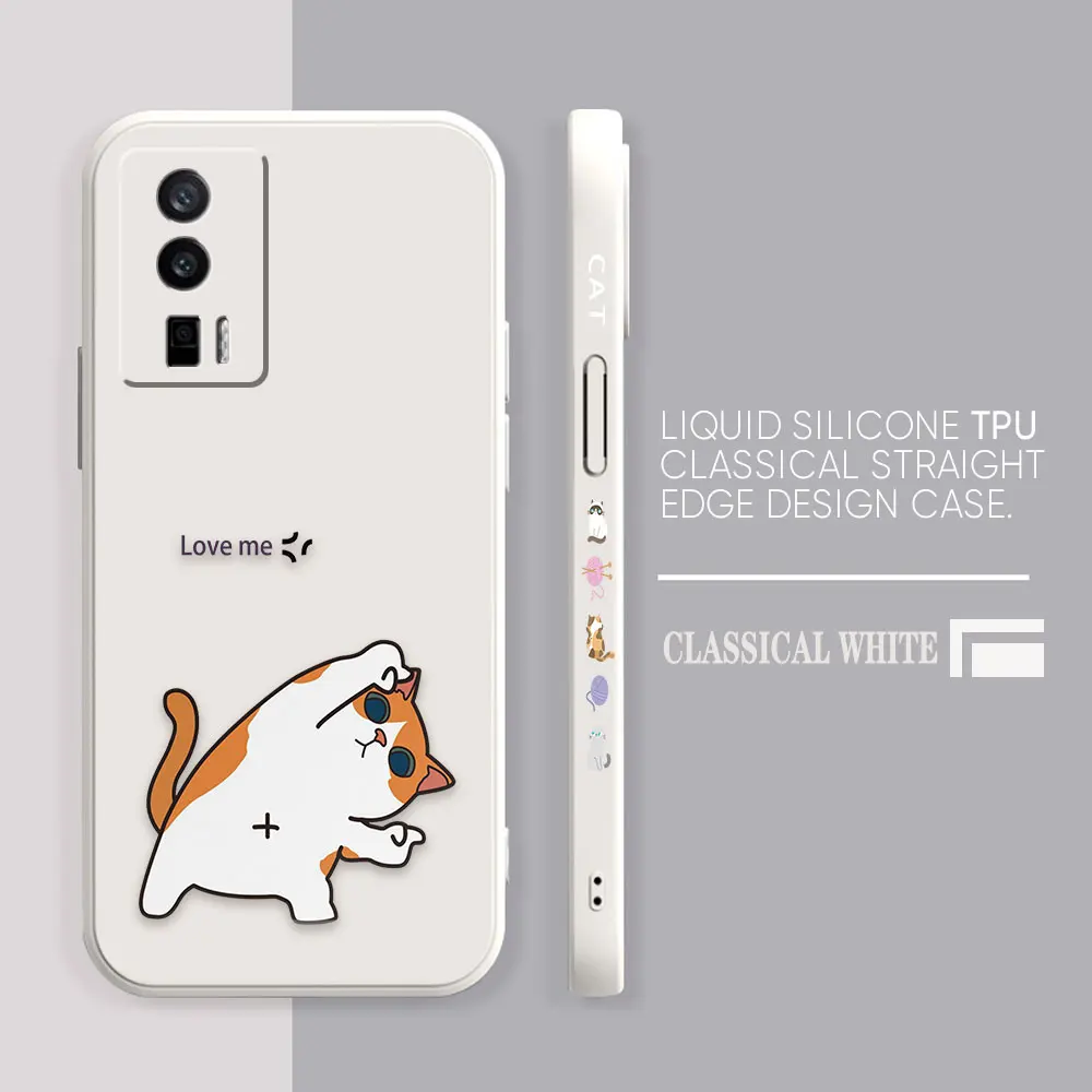 Case For Redmi K60E K60 K50 K40S K40 K30 K20 12C 10C 9A 9 8 10X 10A Pro 4G 5G Gaming Case Fundas Cqoues Shell Funny Couple Cats