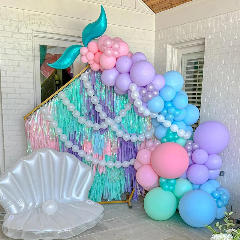 152 шт. воздушные шары в виде русалки