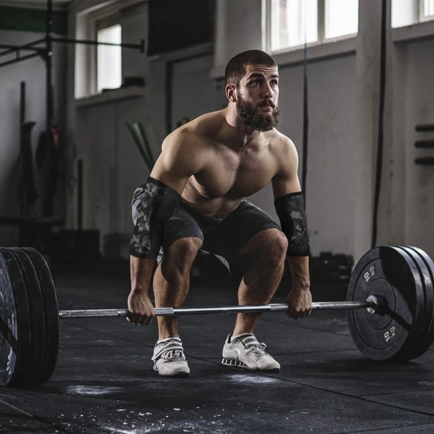 Компрессионные налокотники 1 пара 7 мм поддержка рук защитные рукава для