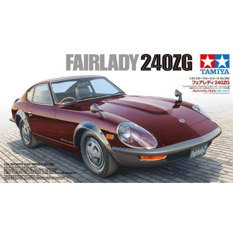 

Tamiya 24360 Car Toys Assembly Kit 1/24 Scale NISAN Fairlady 240ZG